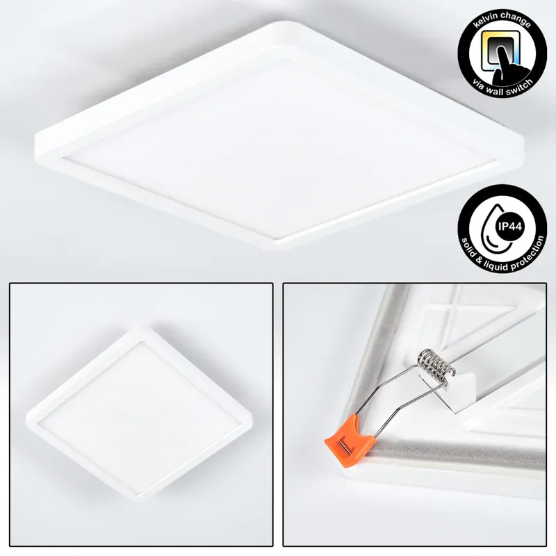 Modern Pawcatuck Inbouw verlichting LED Wit, 1-licht